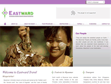 Tablet Screenshot of eastwardtravel.com